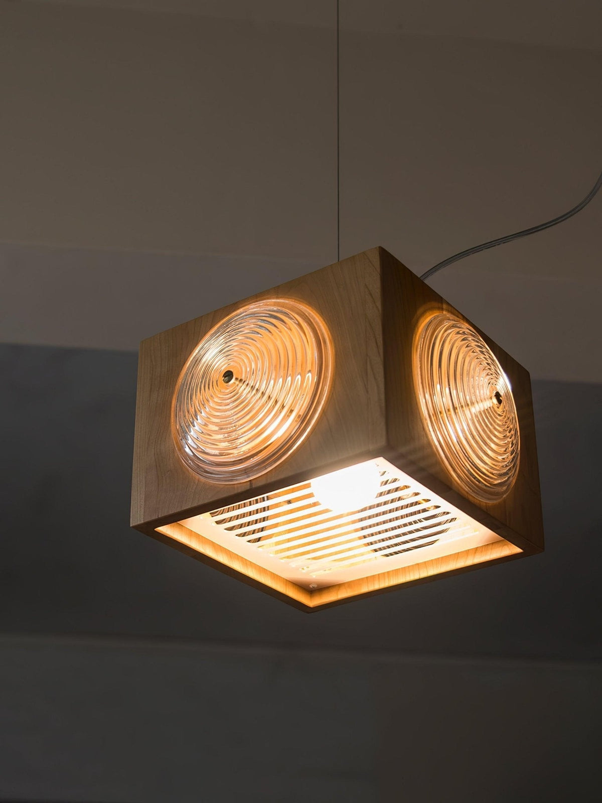 Allaeira Premium Noordse kunst houten hanglamp