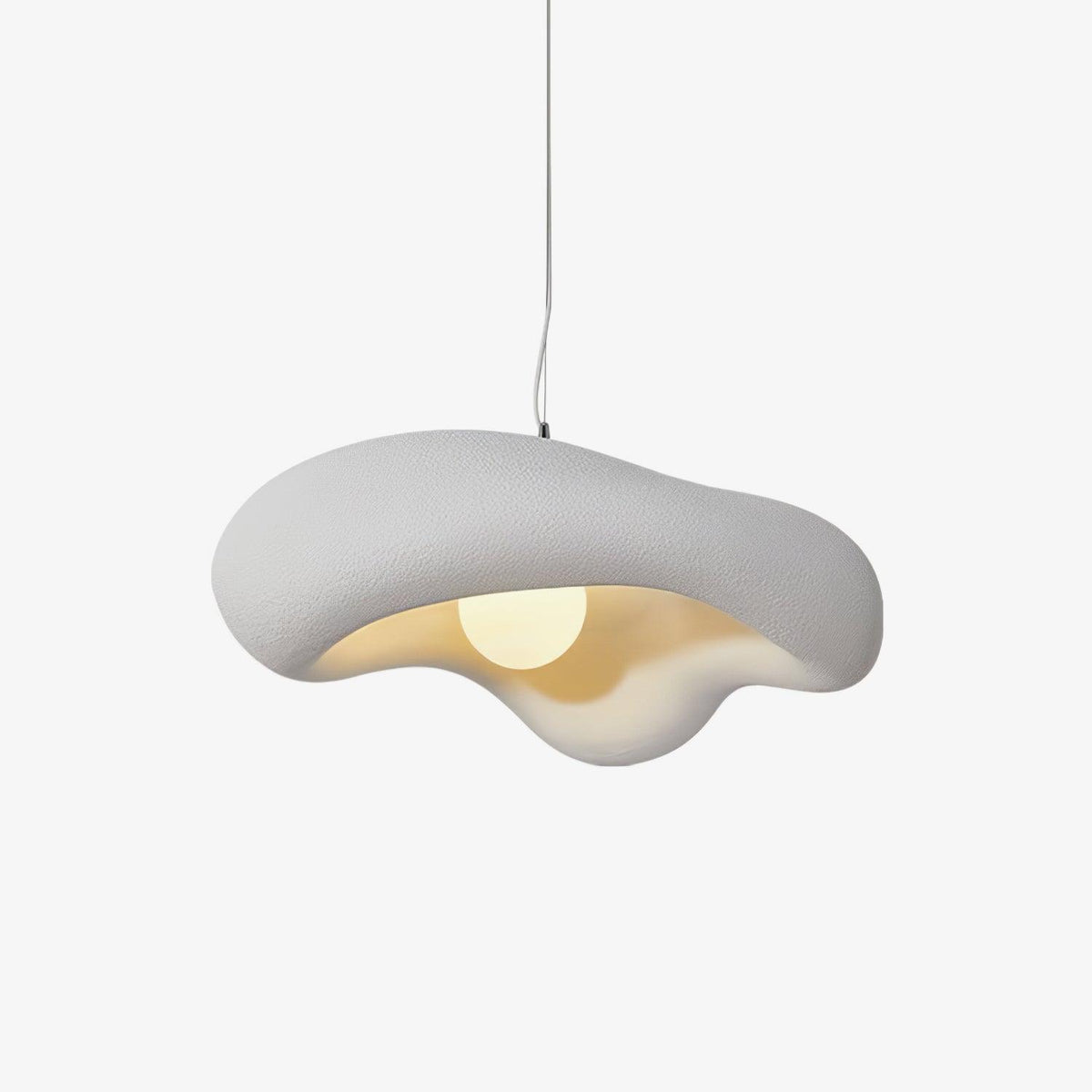 Hanglamp van hars in organische vorm voor moderne interieurs natuurlijk