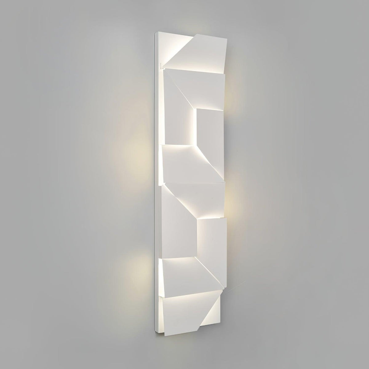 Wandlamp 3D Geometrische panelen gelaagde lichtkunst Afstandsbediening dimmen Modern