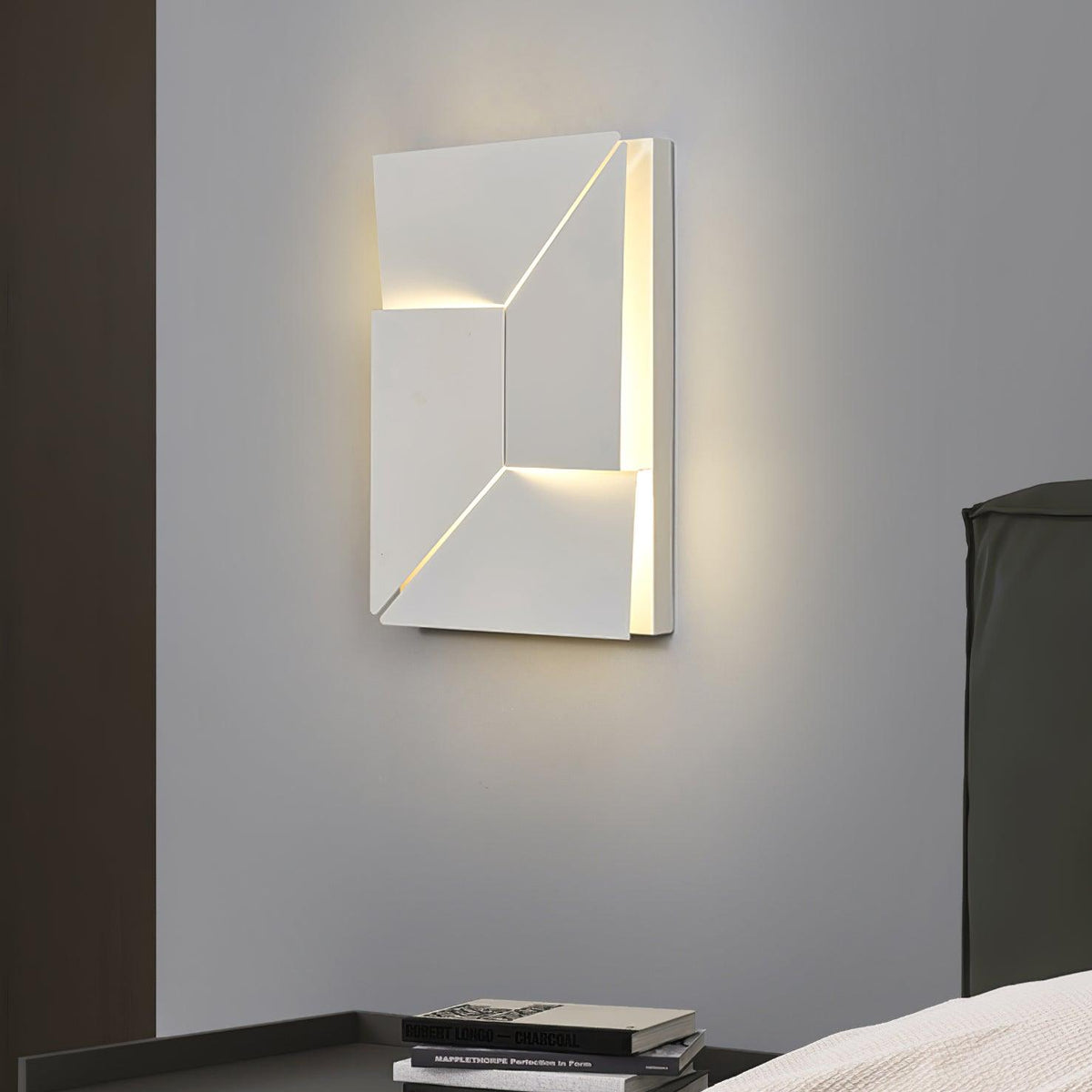 Wandlamp 3D Geometrische panelen gelaagde lichtkunst Afstandsbediening dimmen Modern