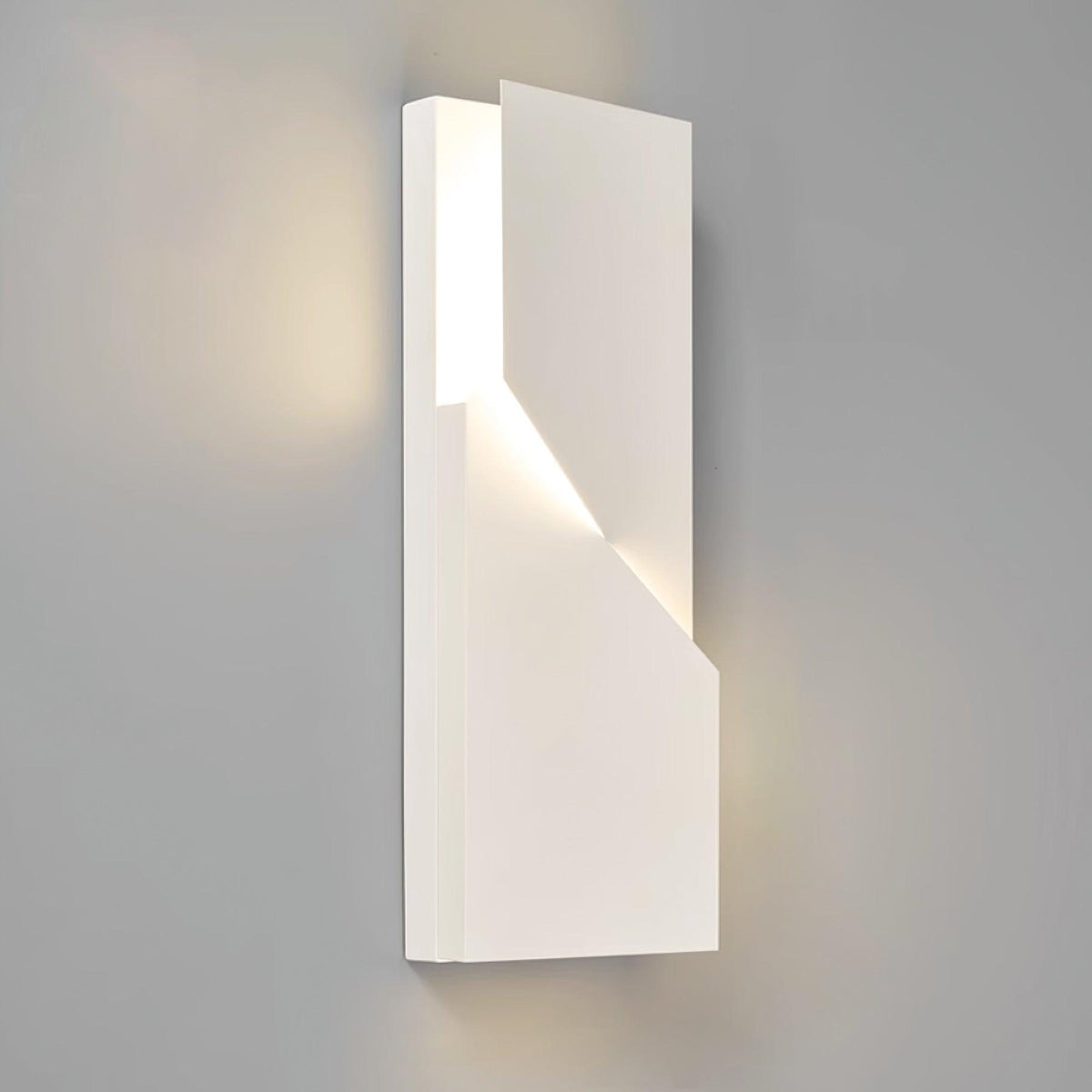 Wandlamp 3D Geometrische panelen gelaagde lichtkunst Afstandsbediening dimmen Modern