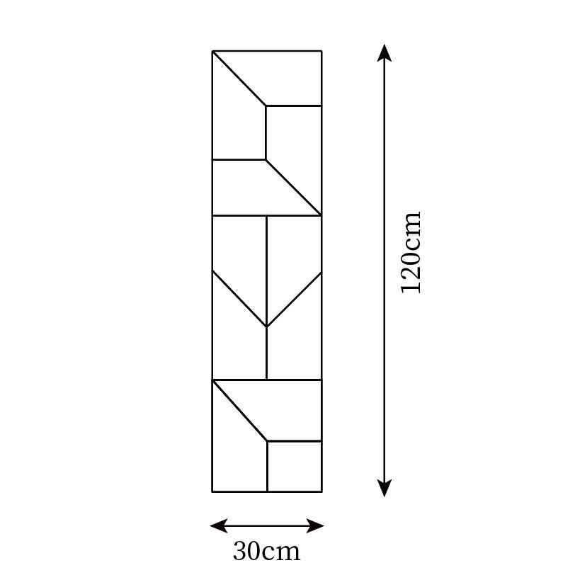 Wandlamp 3D Geometrische panelen gelaagde lichtkunst Afstandsbediening dimmen Modern