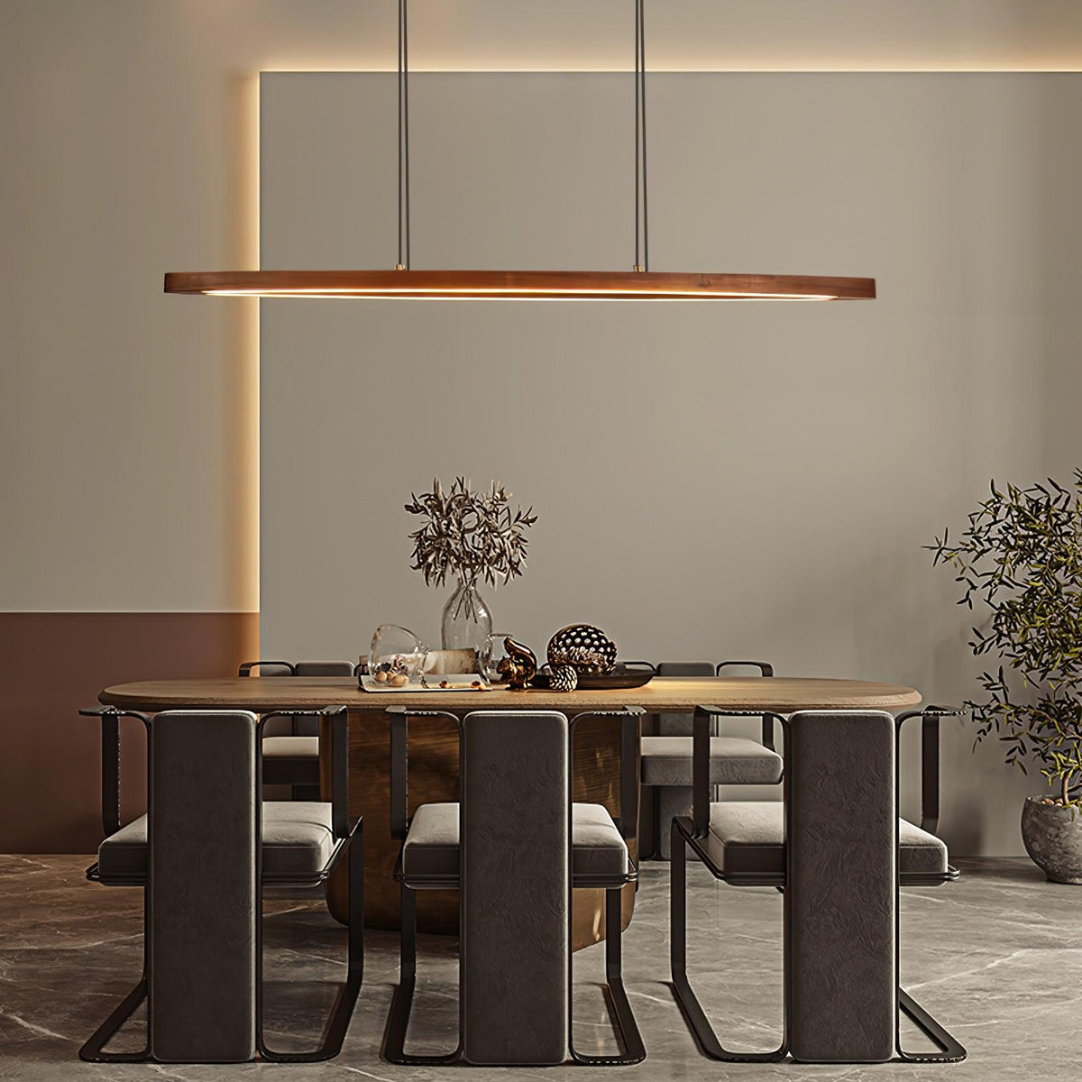 Hylan Hout Minimalistische hanglamp