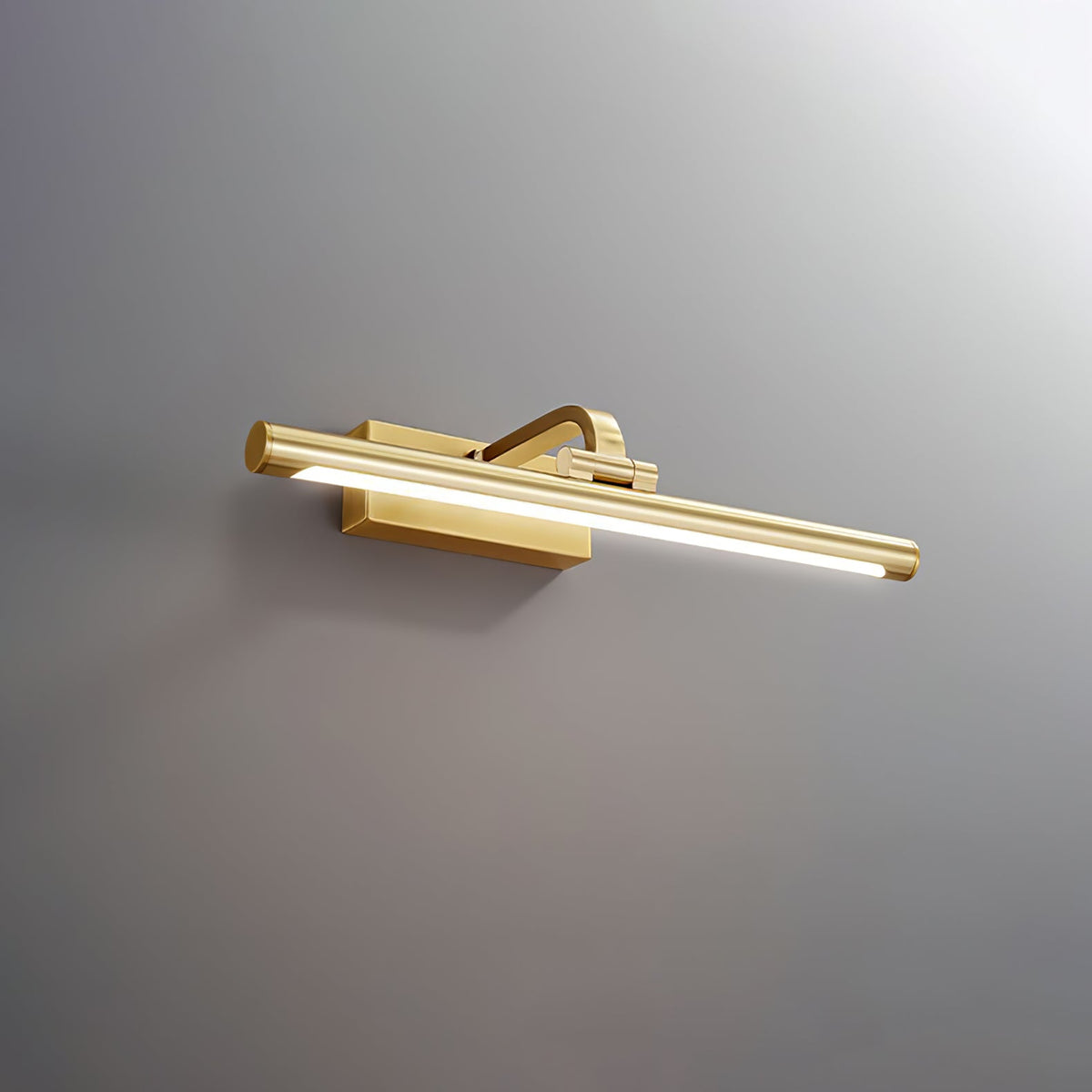 Tevelo wandlamp van messing in minimalistisch ontwerp