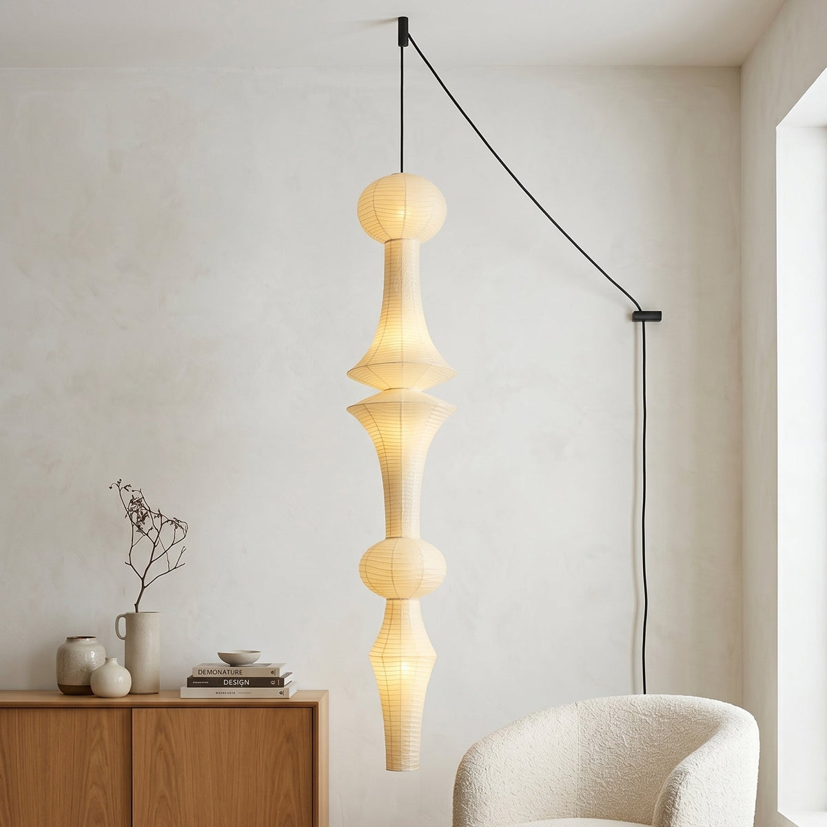 Soreneria Paper E hanglamp met Swag
