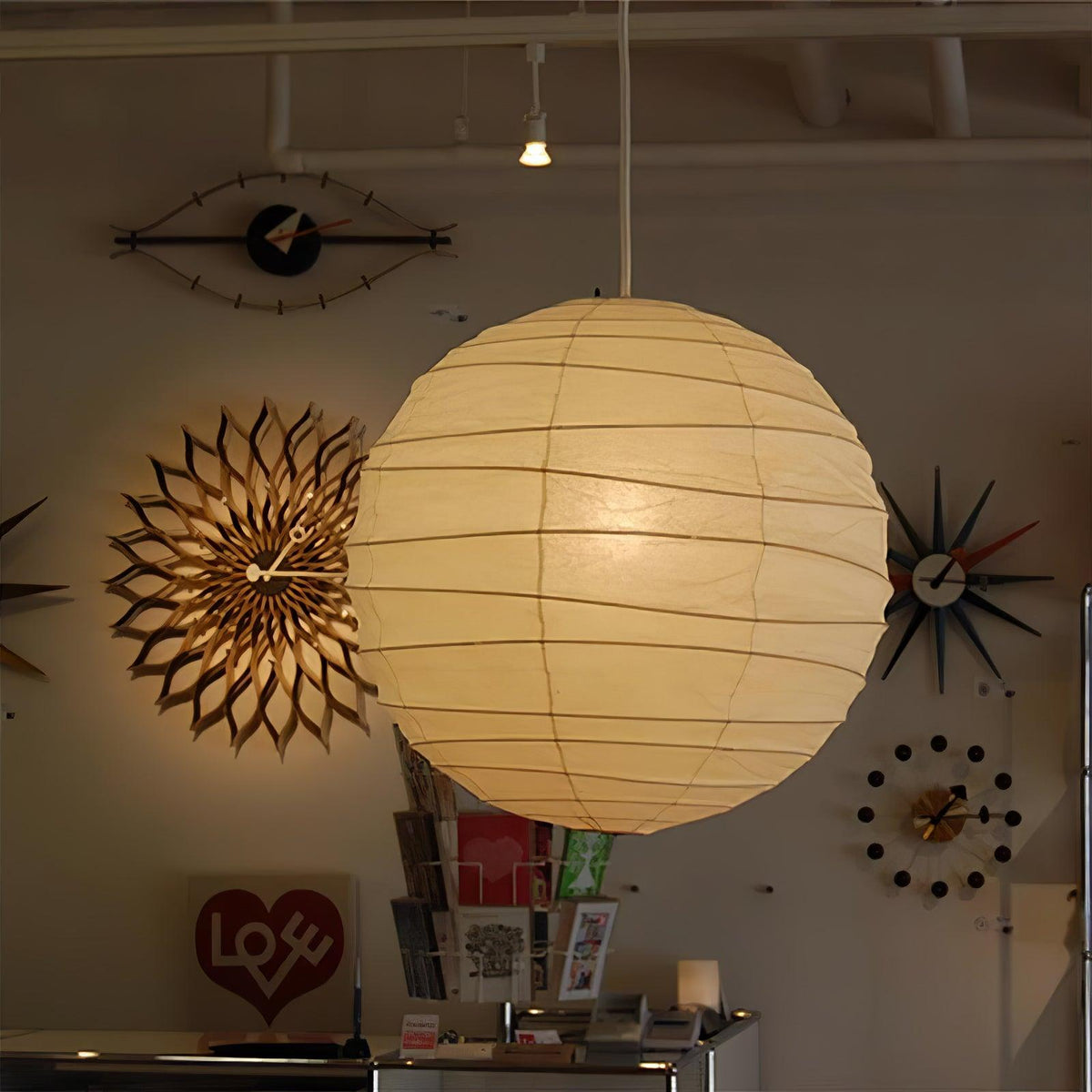 Lunalora Vintage hanglamp van papier