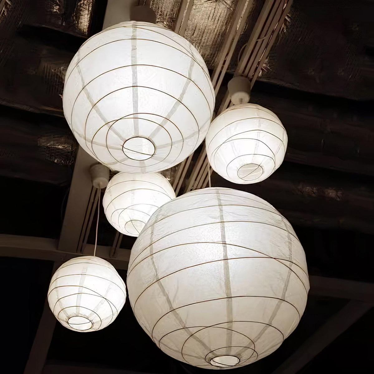 Nolden hanglamp van papier
