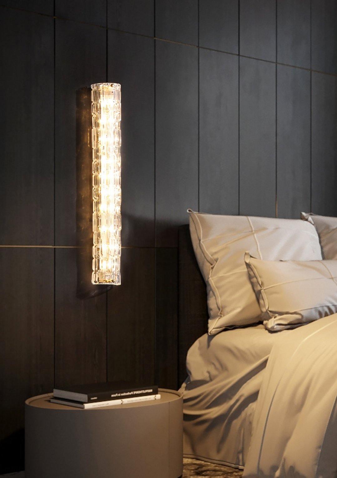 Bexley messing glas glamoureus wandlamp