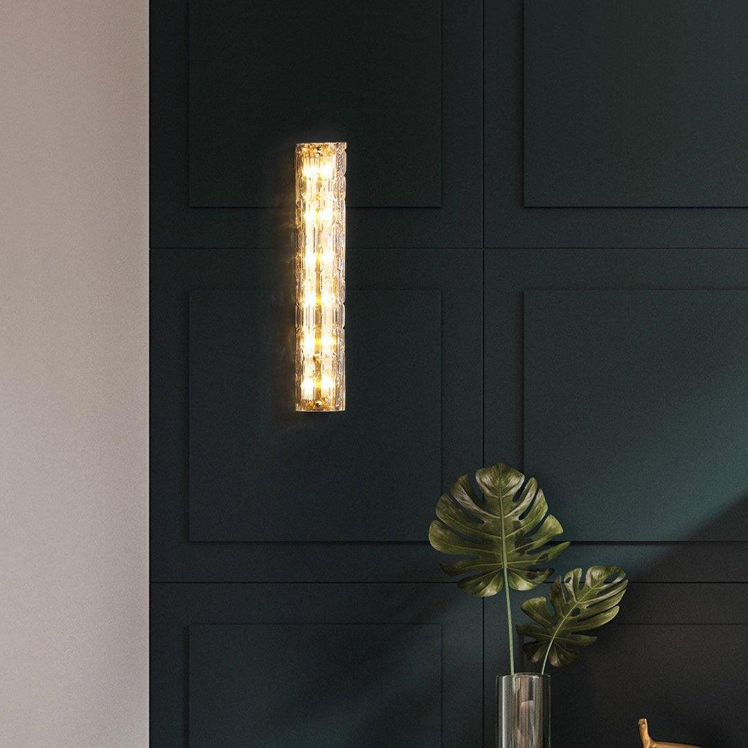 Bexley messing glas glamoureus wandlamp
