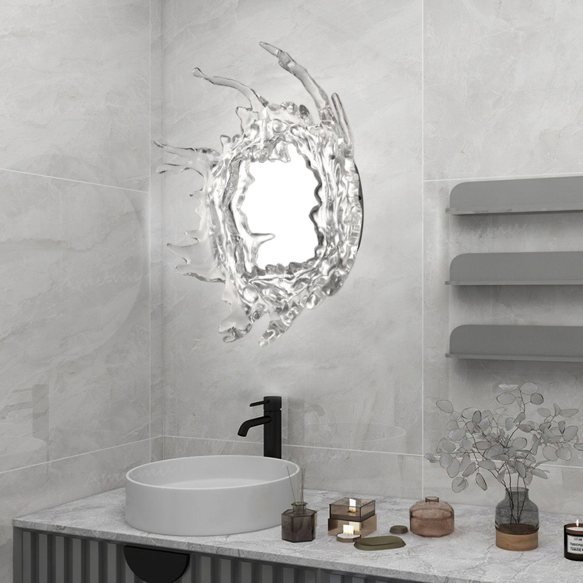 Ithox Moderne wandlamp met spiegel
