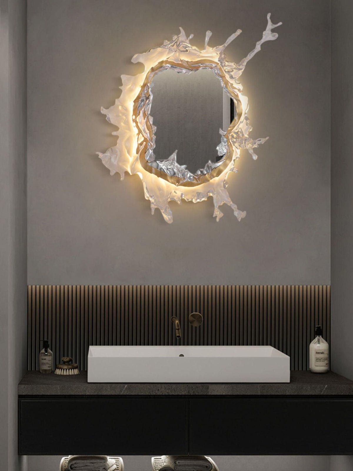 Ithox Moderne wandlamp met spiegel