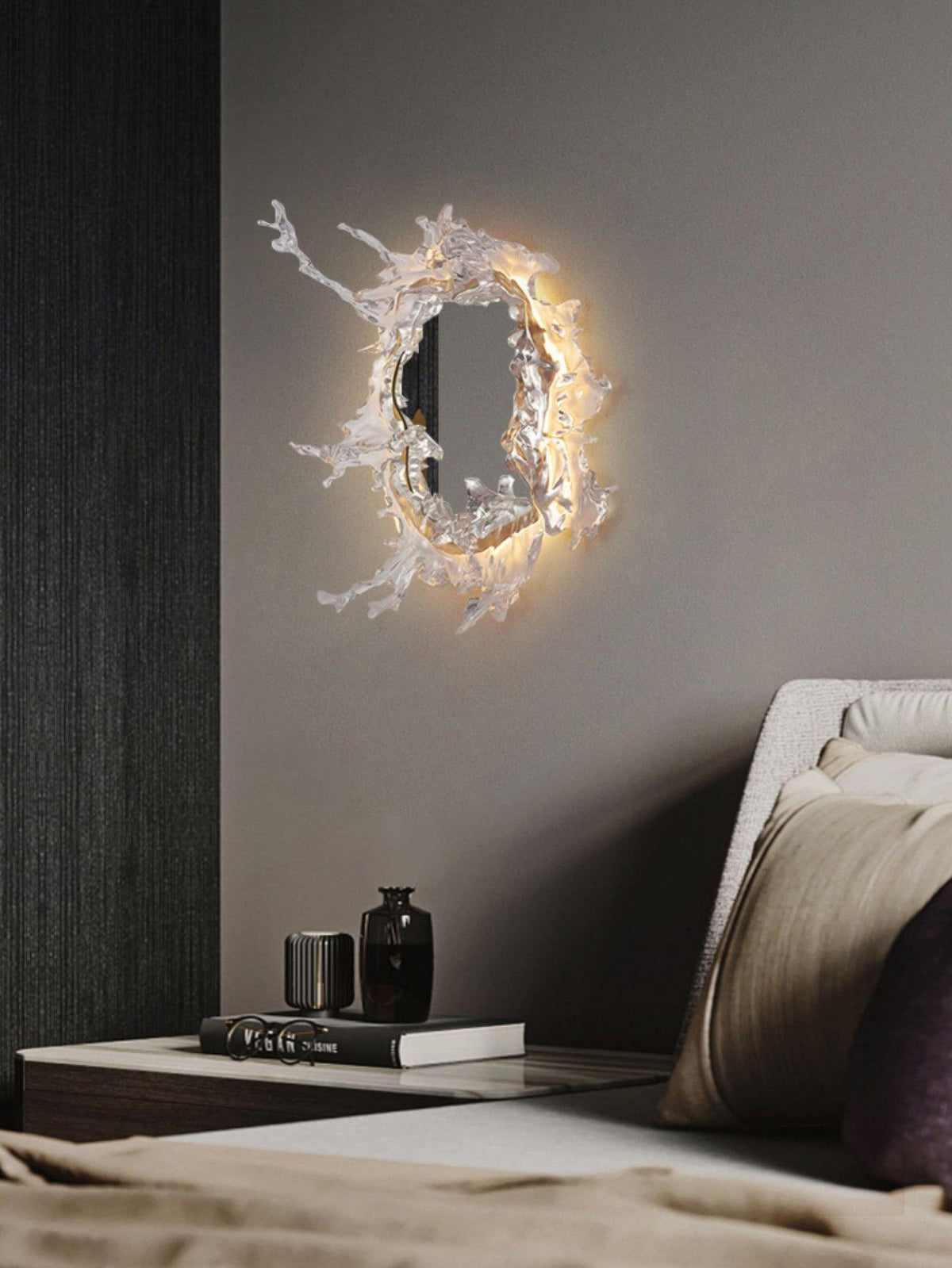 Ithox Moderne wandlamp met spiegel