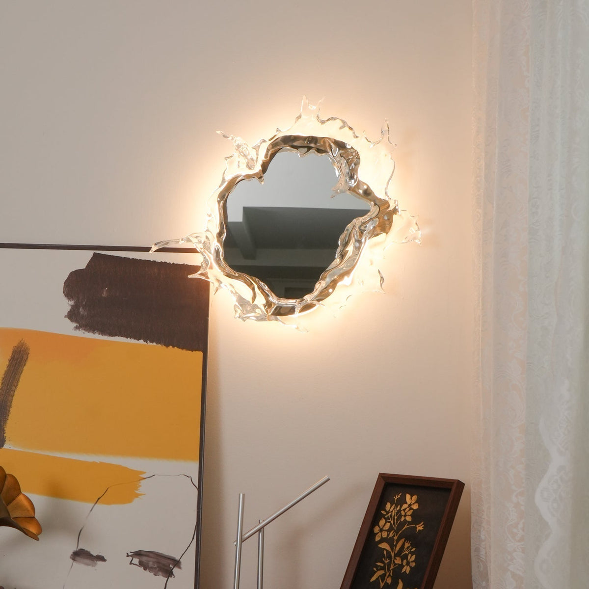Ithox Moderne wandlamp met spiegel