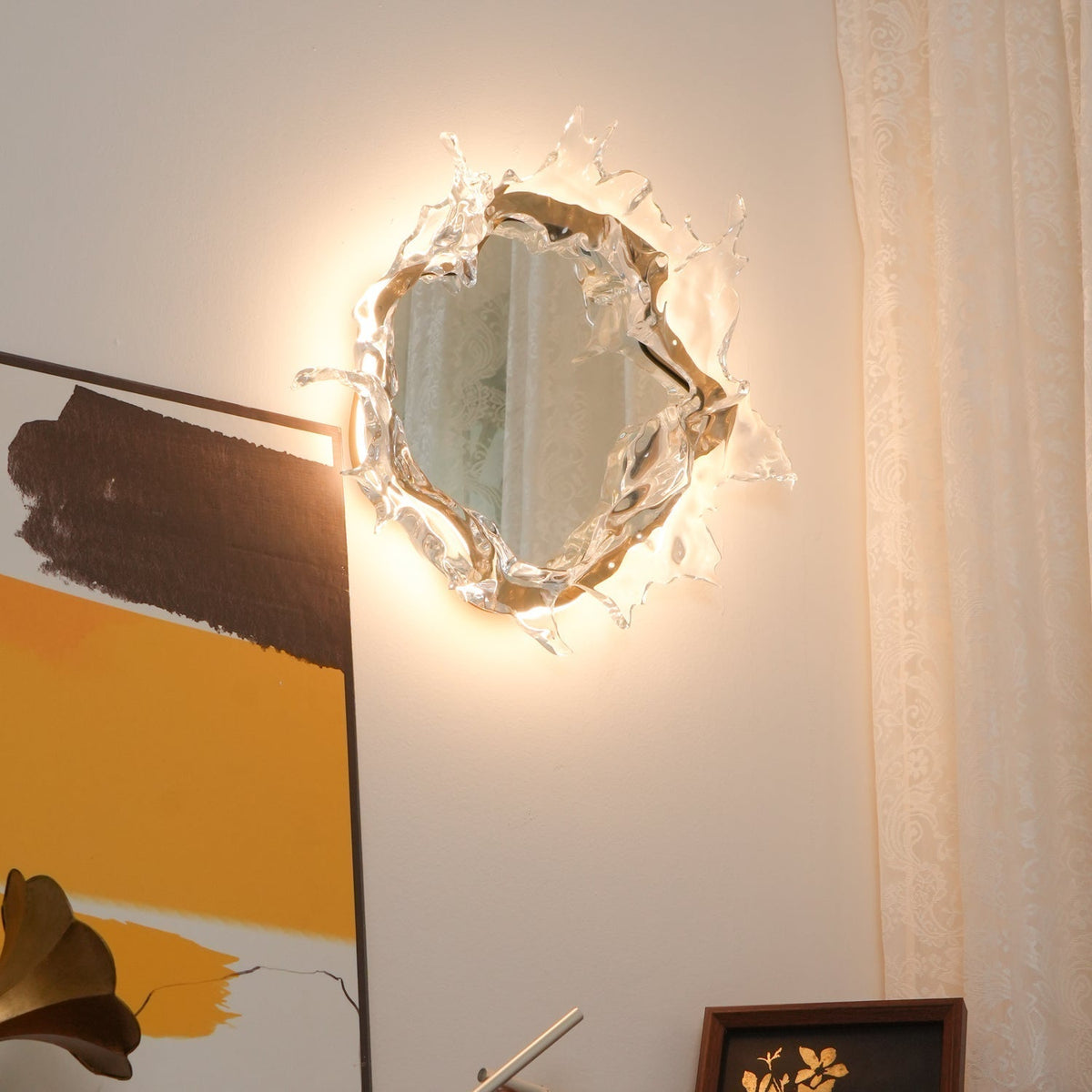 Ithox Moderne wandlamp met spiegel