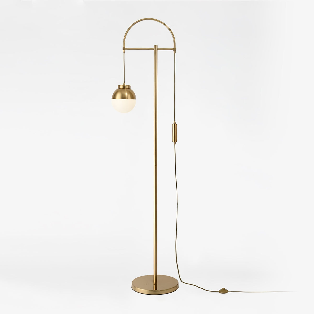 Lunelis Moderne vloerlamp van goud