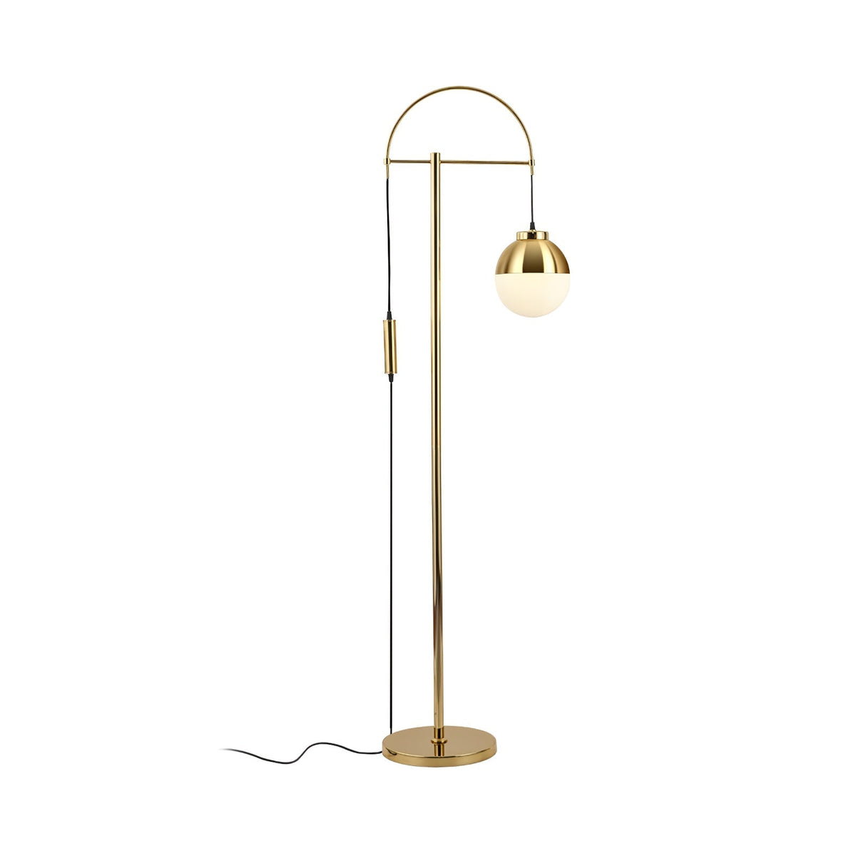 Lunelis Moderne vloerlamp van goud