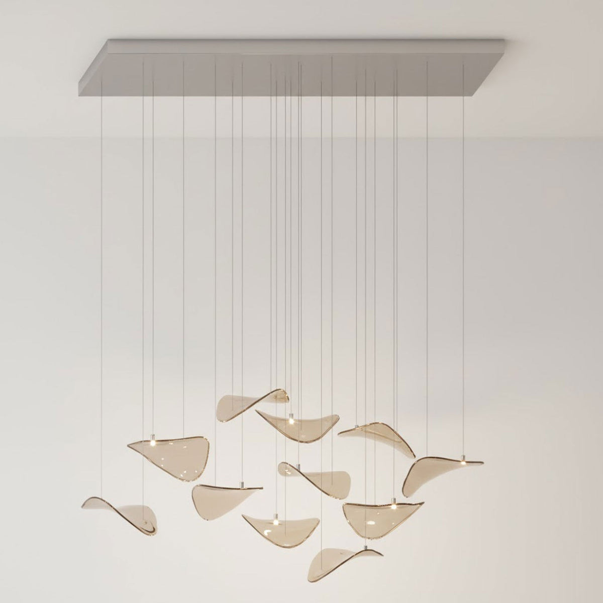 Orinthal Wave Floating Leaf Kroonluchter