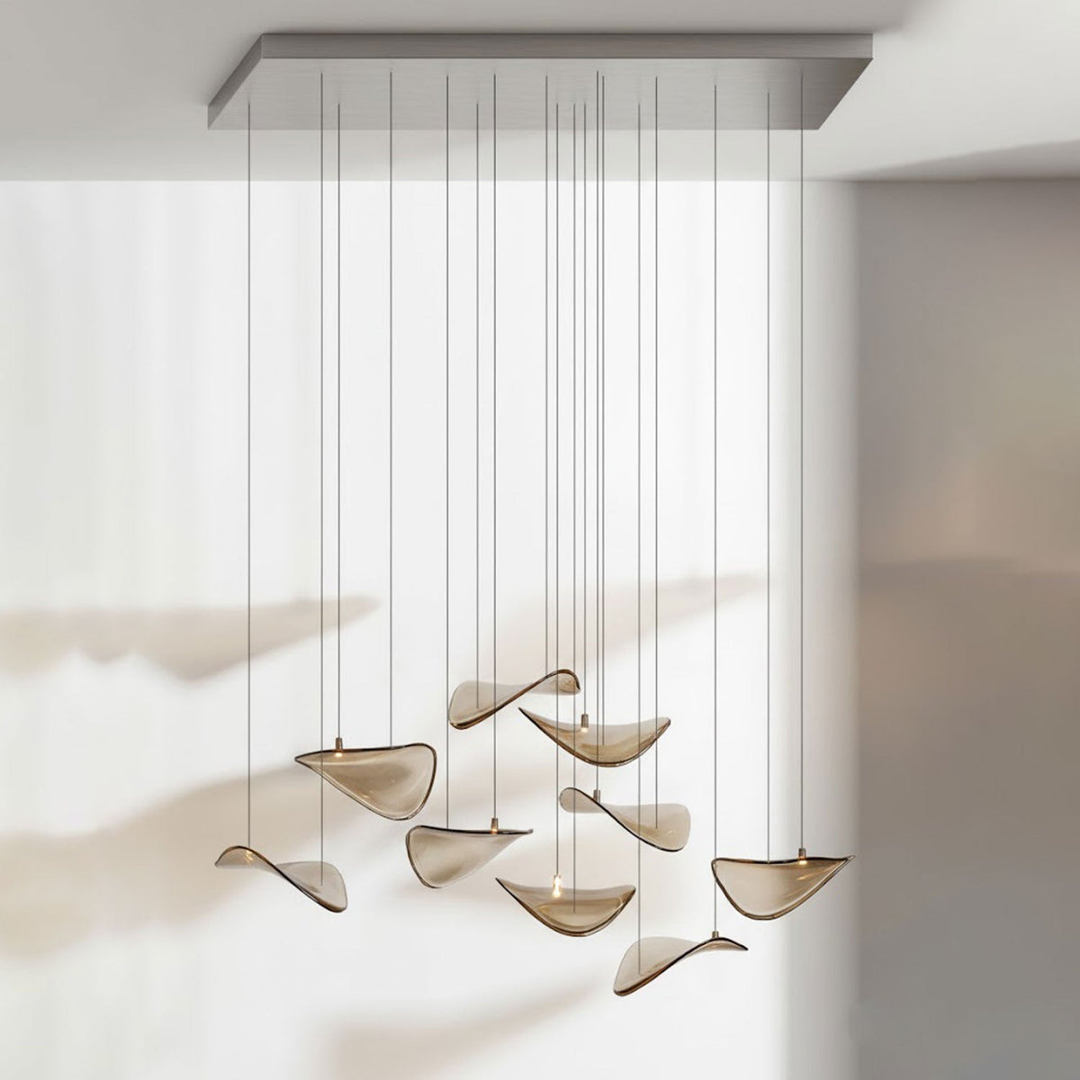 Orinthal Wave Floating Leaf Kroonluchter