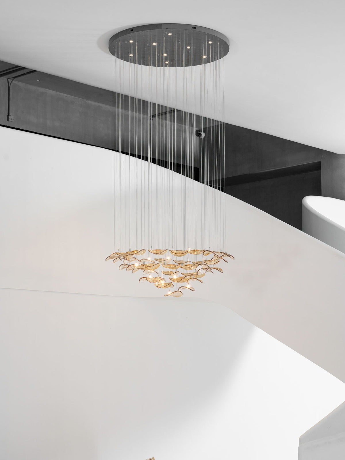 Orinthal Wave Floating Leaf Kroonluchter