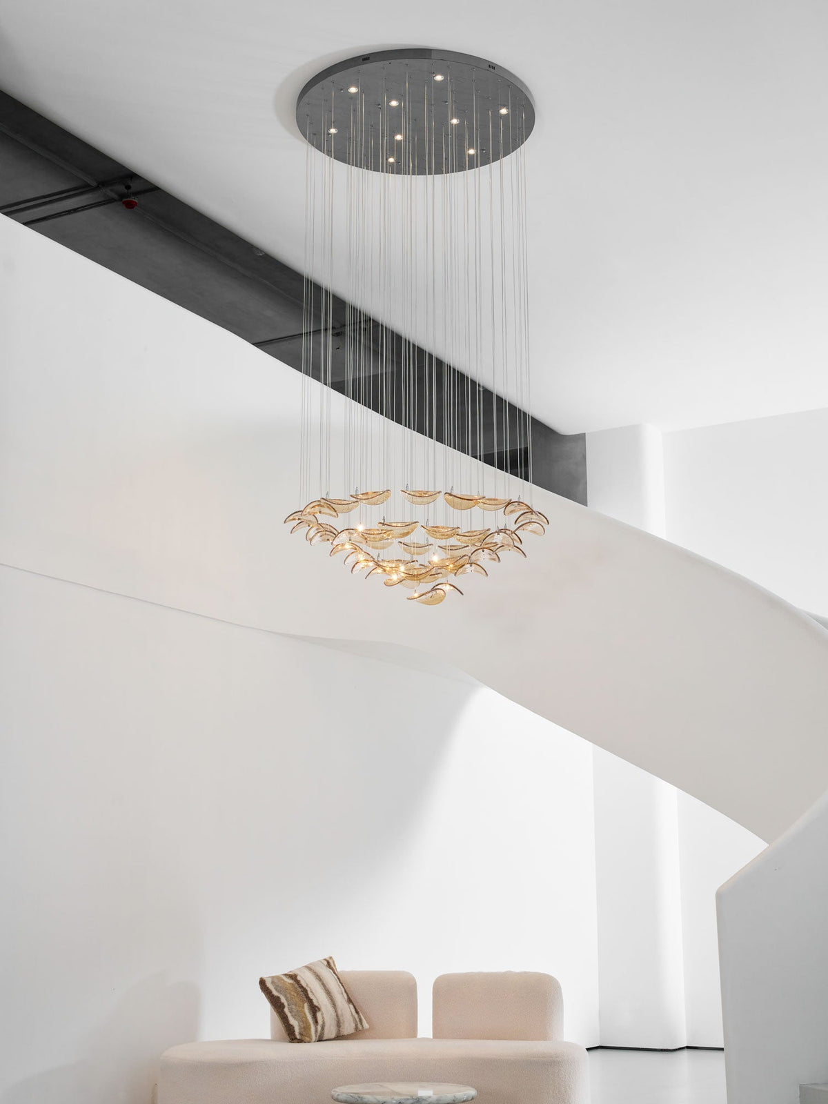 Orinthal Wave Floating Leaf Kroonluchter