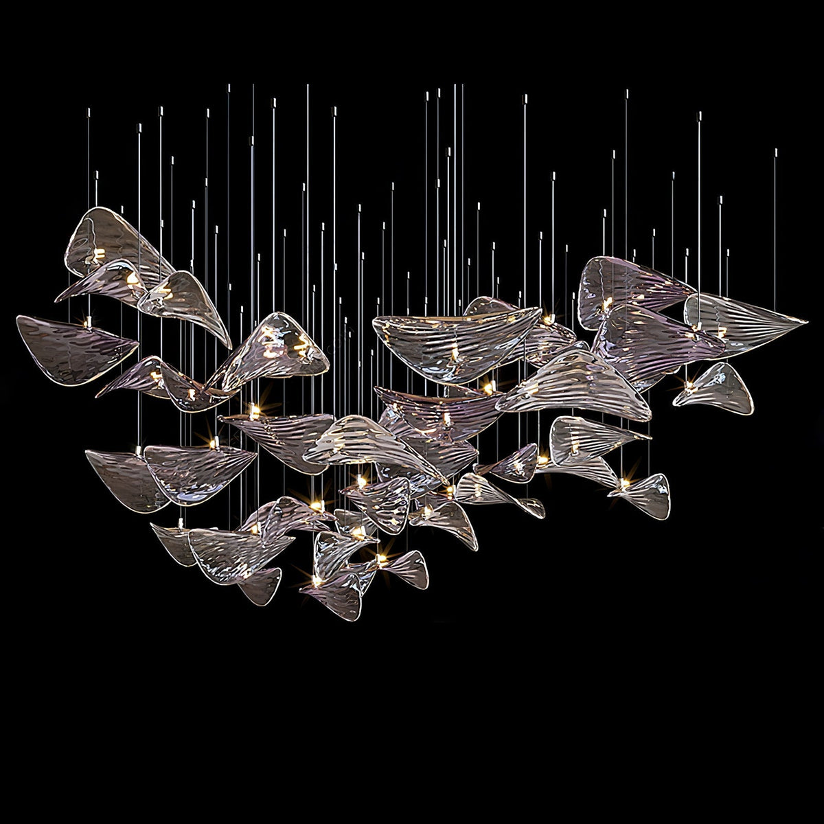 Orinthal Wave Floating Leaf Kroonluchter