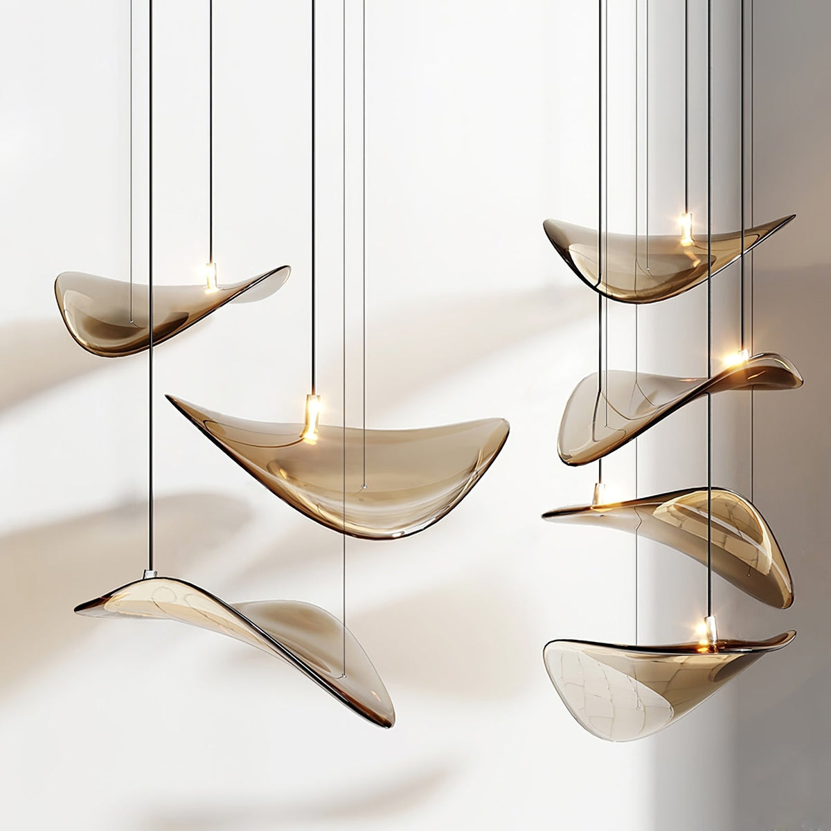 Orinthal Wave Floating Leaf Kroonluchter