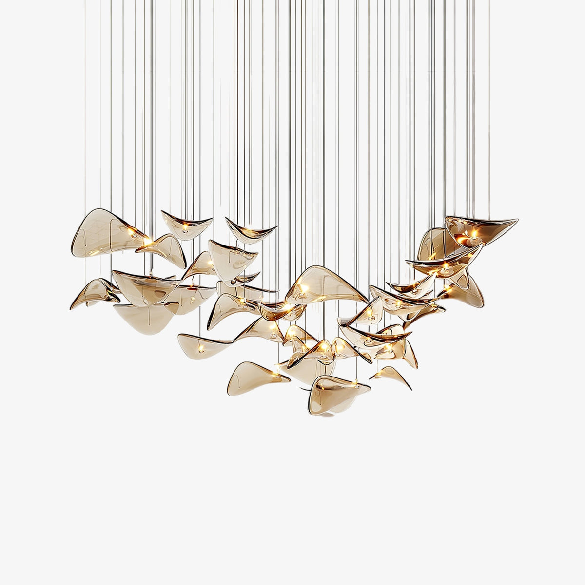 Orinthal Wave Floating Leaf Kroonluchter
