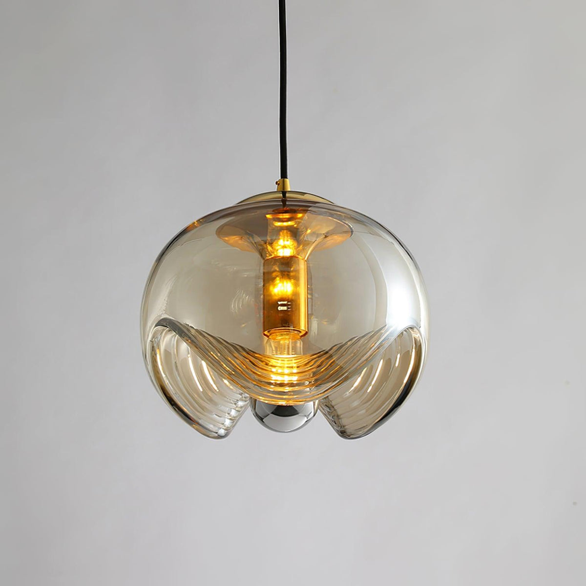 Willa hanglamp glas Golf Mid Century Vintage