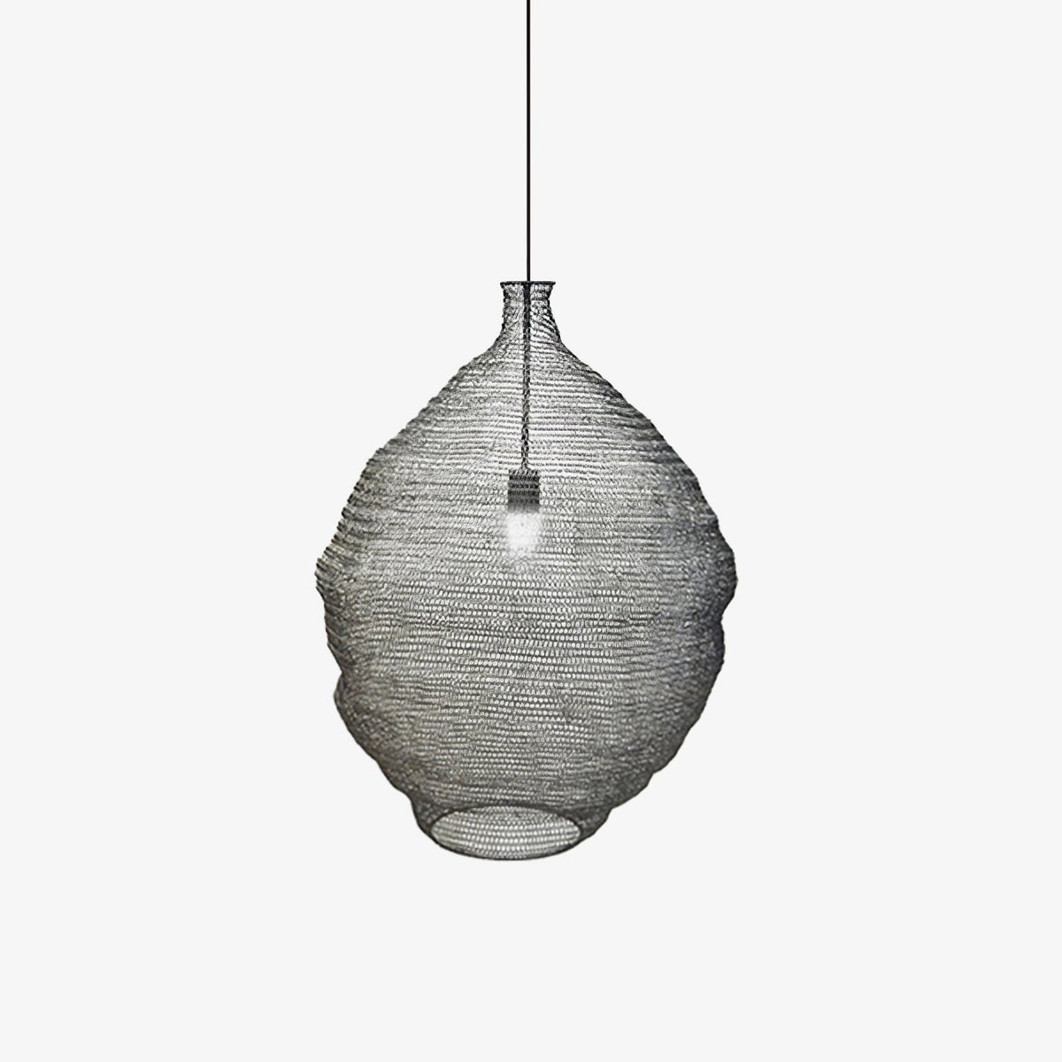 Vae industriële hanglamp van draad