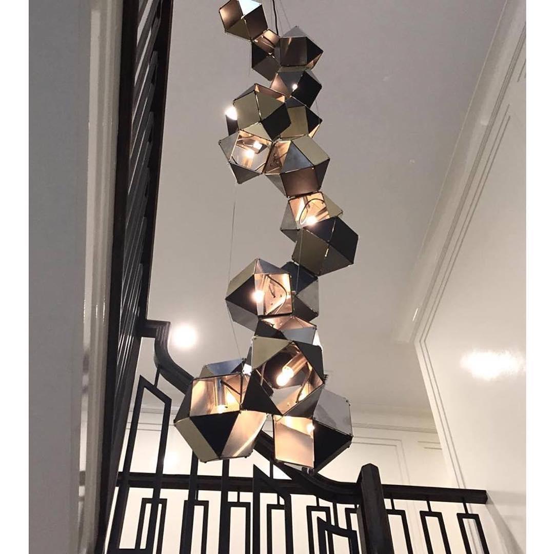 Civ Kroonluchter Geometrisch Modern