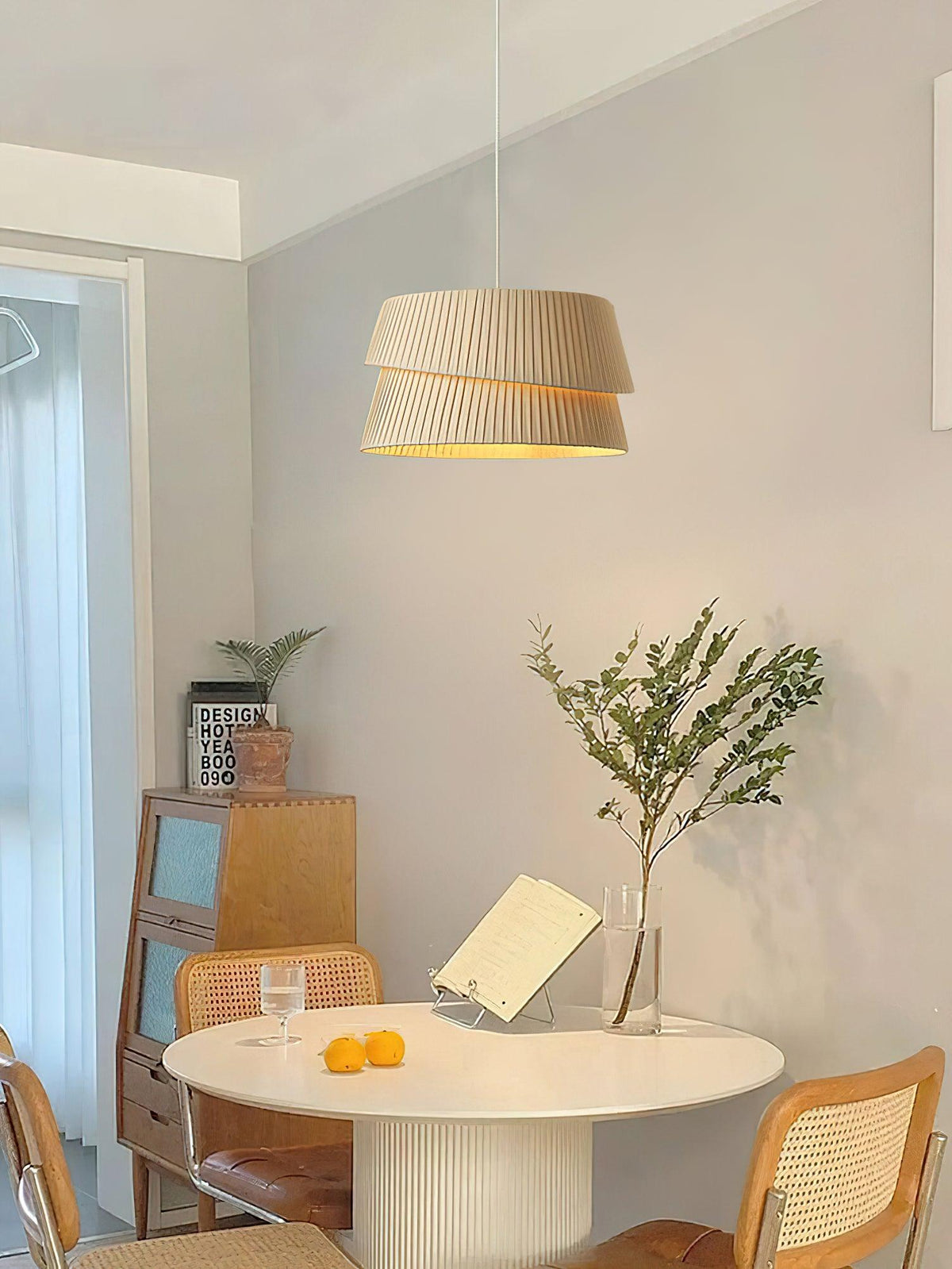 Tocan Stof Scandinavische hanglamp Beige