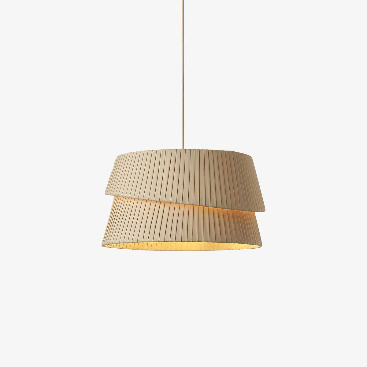 Tocan Stof Scandinavische hanglamp Beige