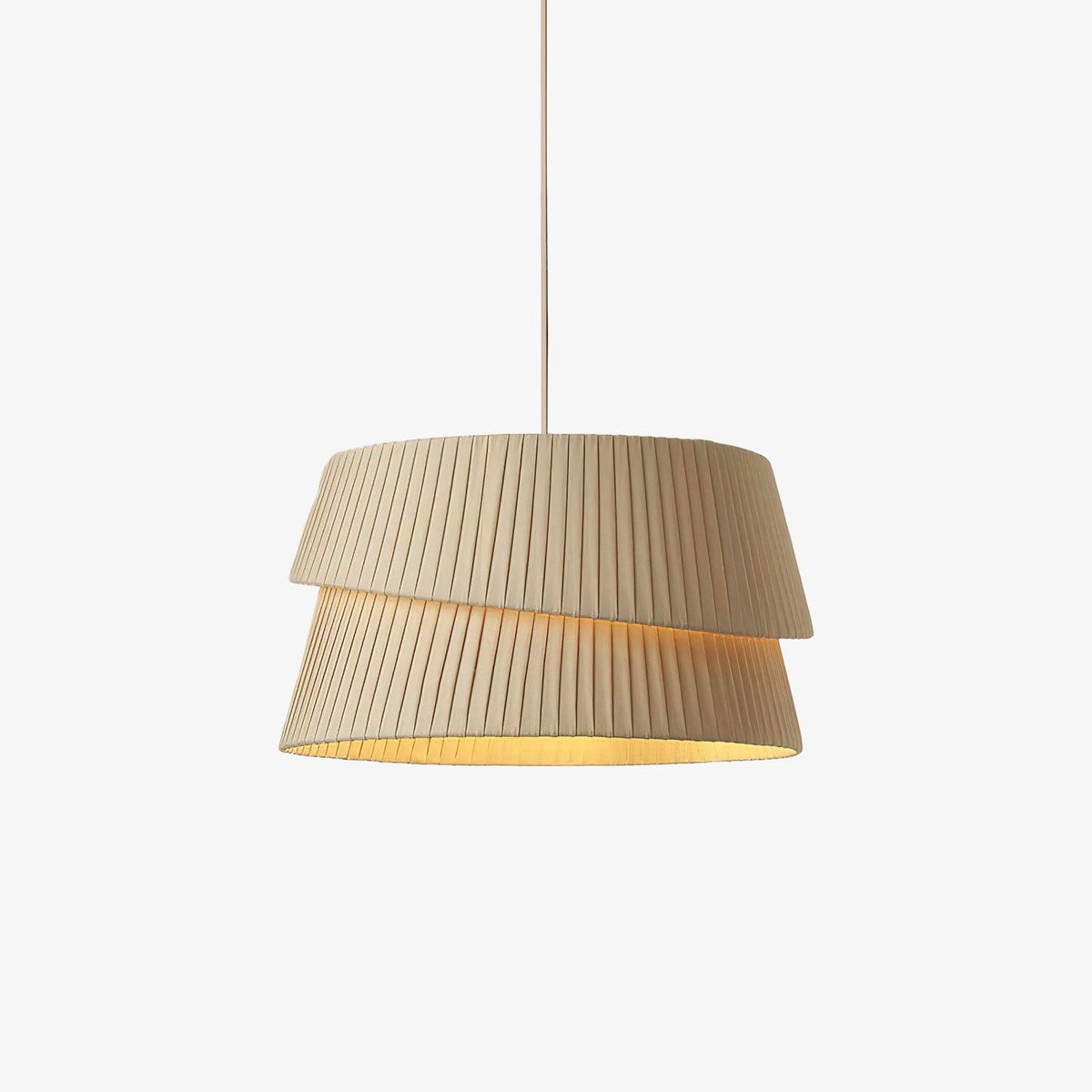 Tocan Stof Scandinavische hanglamp Beige
