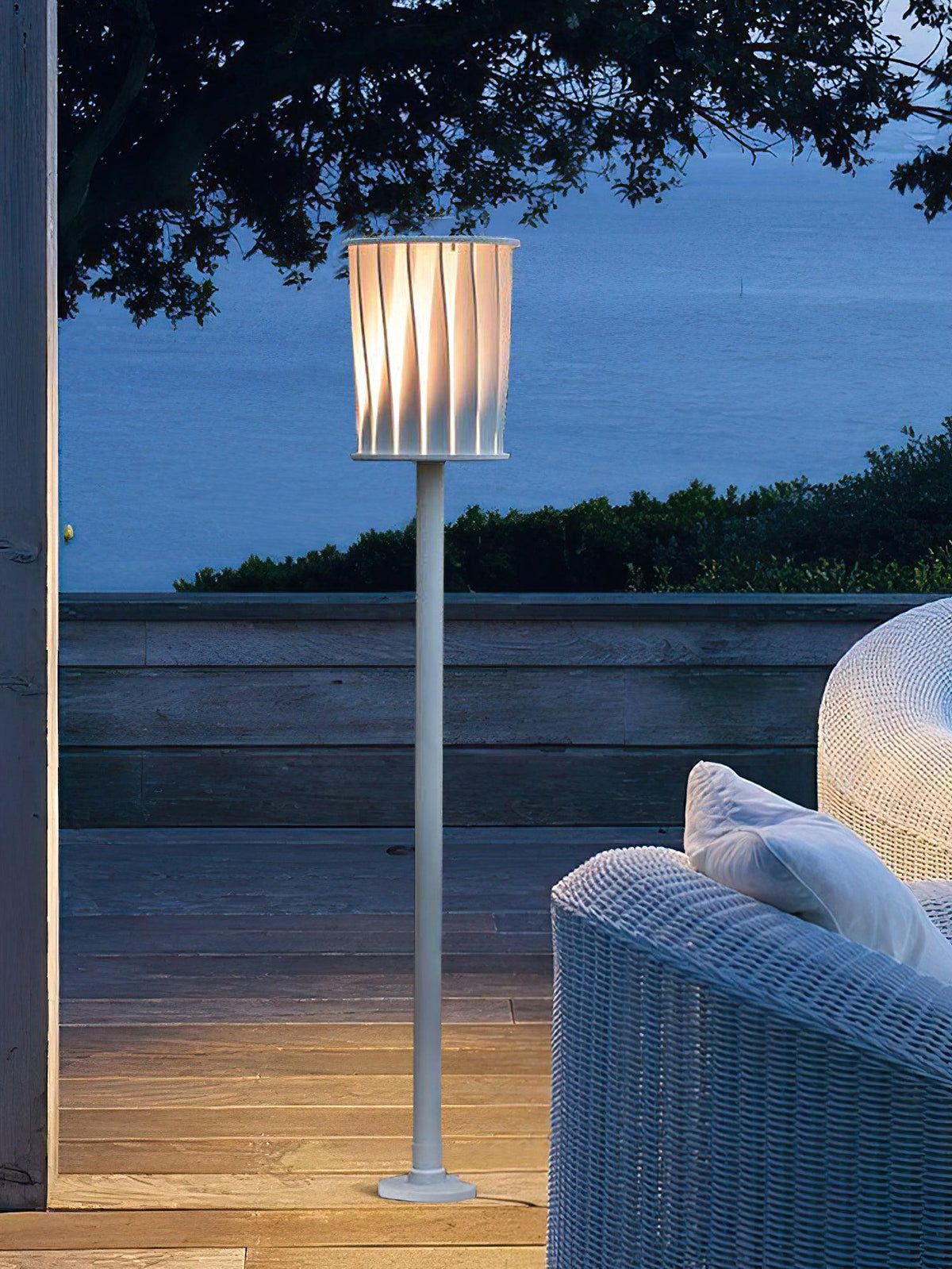 Flare Moderne buitenwandlamp van aluminium