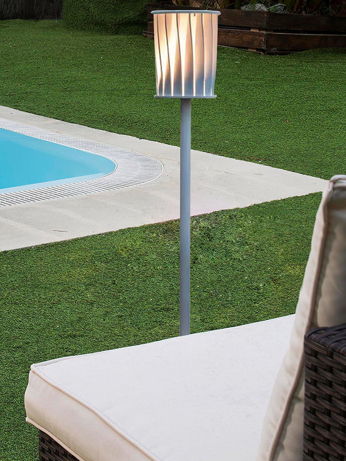 Flare Moderne buitenwandlamp van aluminium