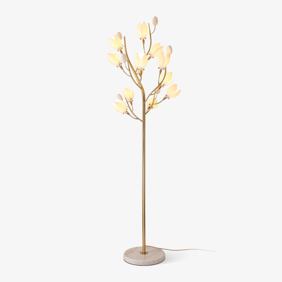 Aloza vloerlamp met artistiek keramisch ontwerp