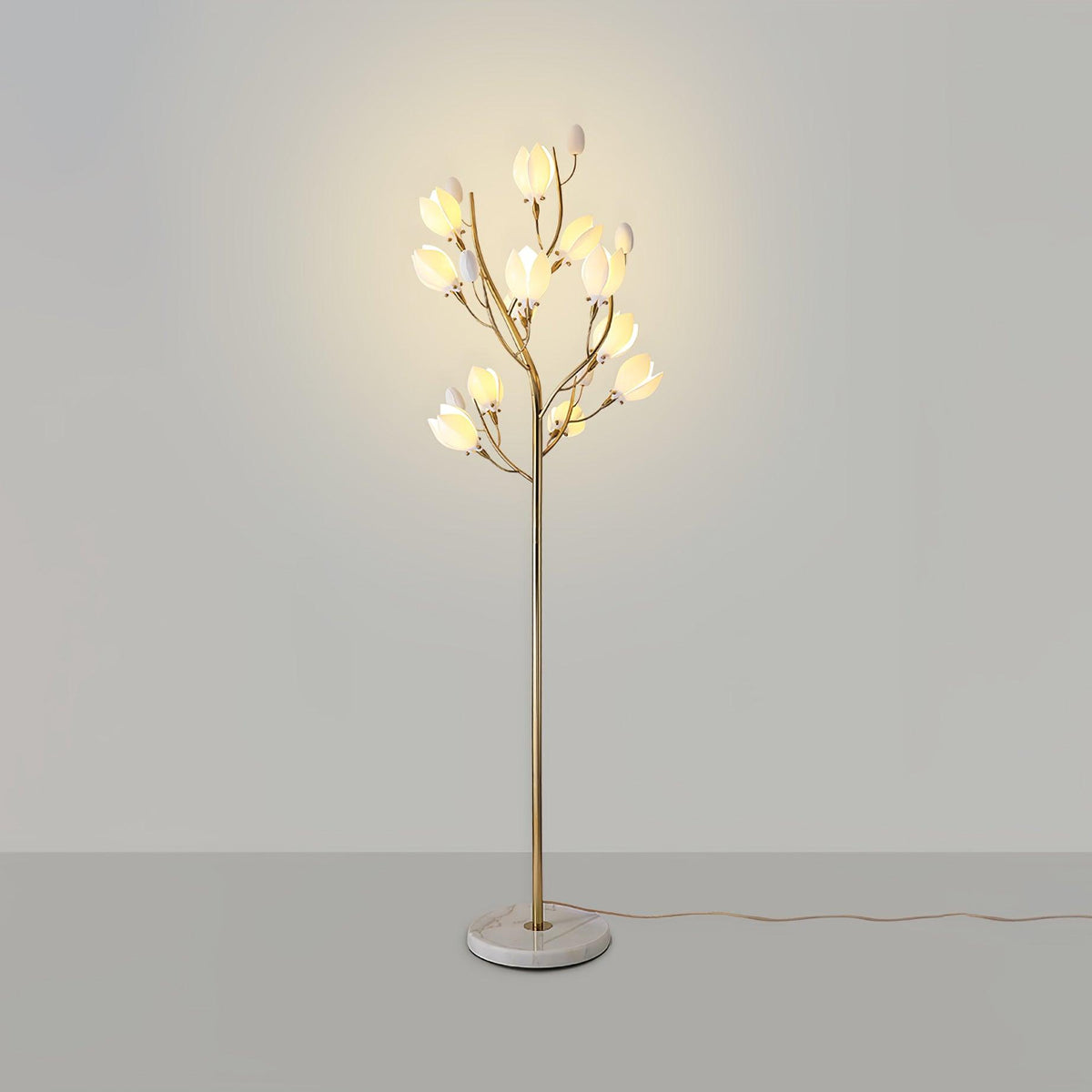 Aloza vloerlamp met artistiek keramisch ontwerp