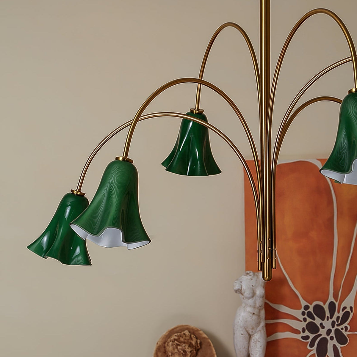 EmeraldBell Kroonluchter van glas