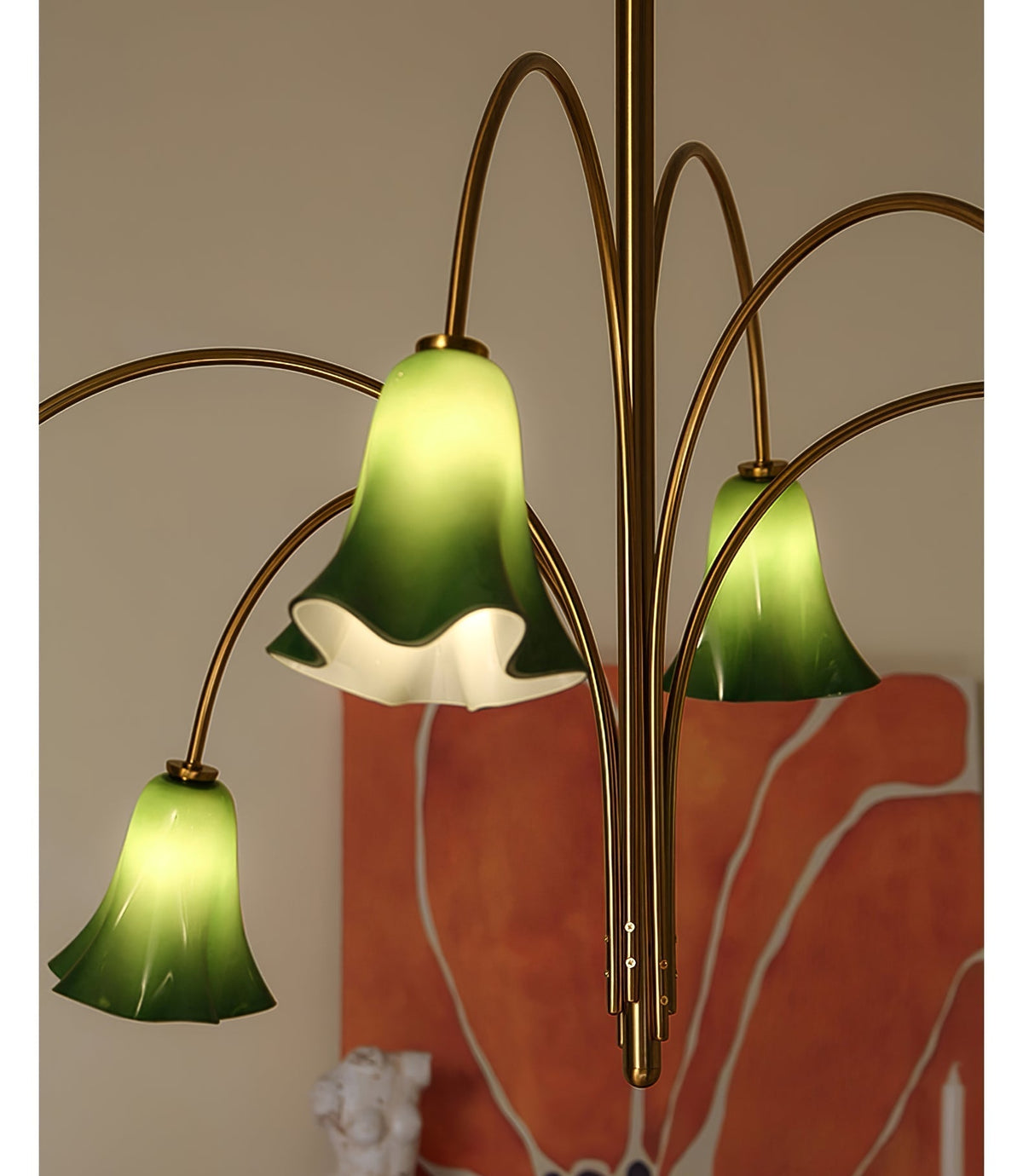 EmeraldBell Kroonluchter van glas