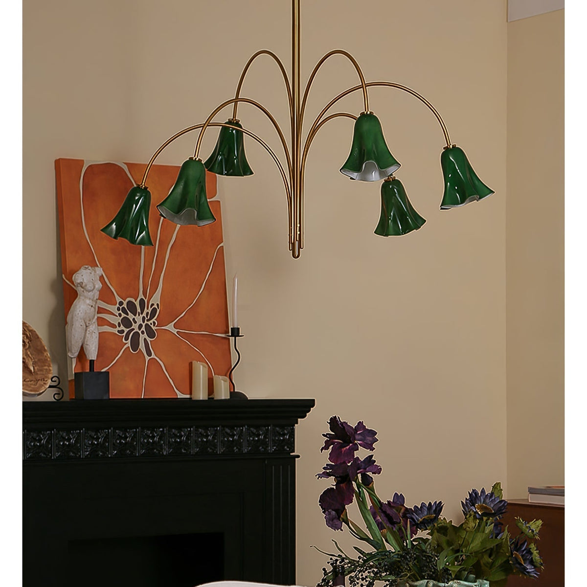 EmeraldBell Kroonluchter van glas