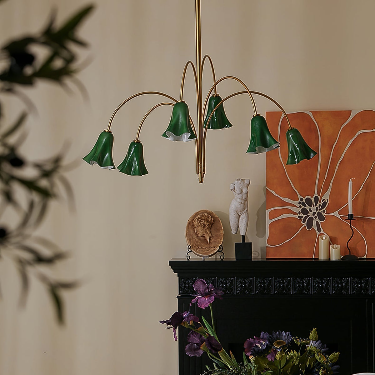 EmeraldBell Kroonluchter van glas