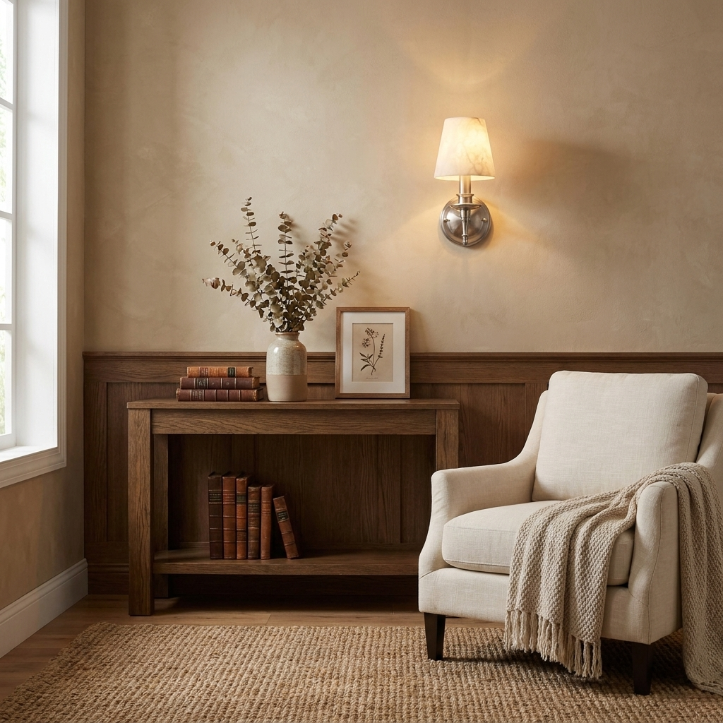 Ashmere albast wandlamp