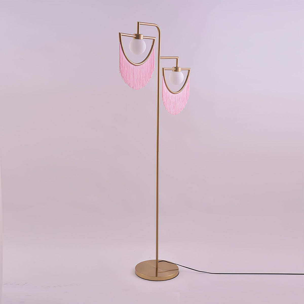 Dexe moderne vloerlamp in roze