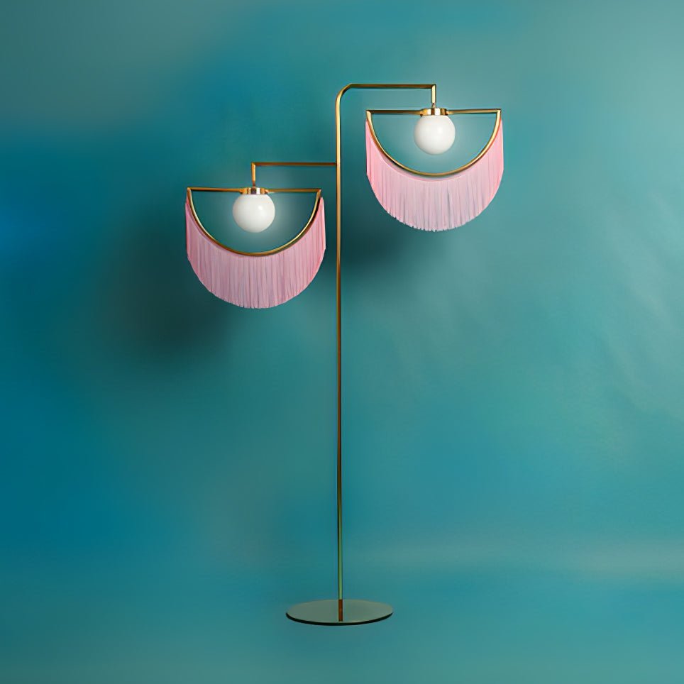Dexe moderne vloerlamp in roze