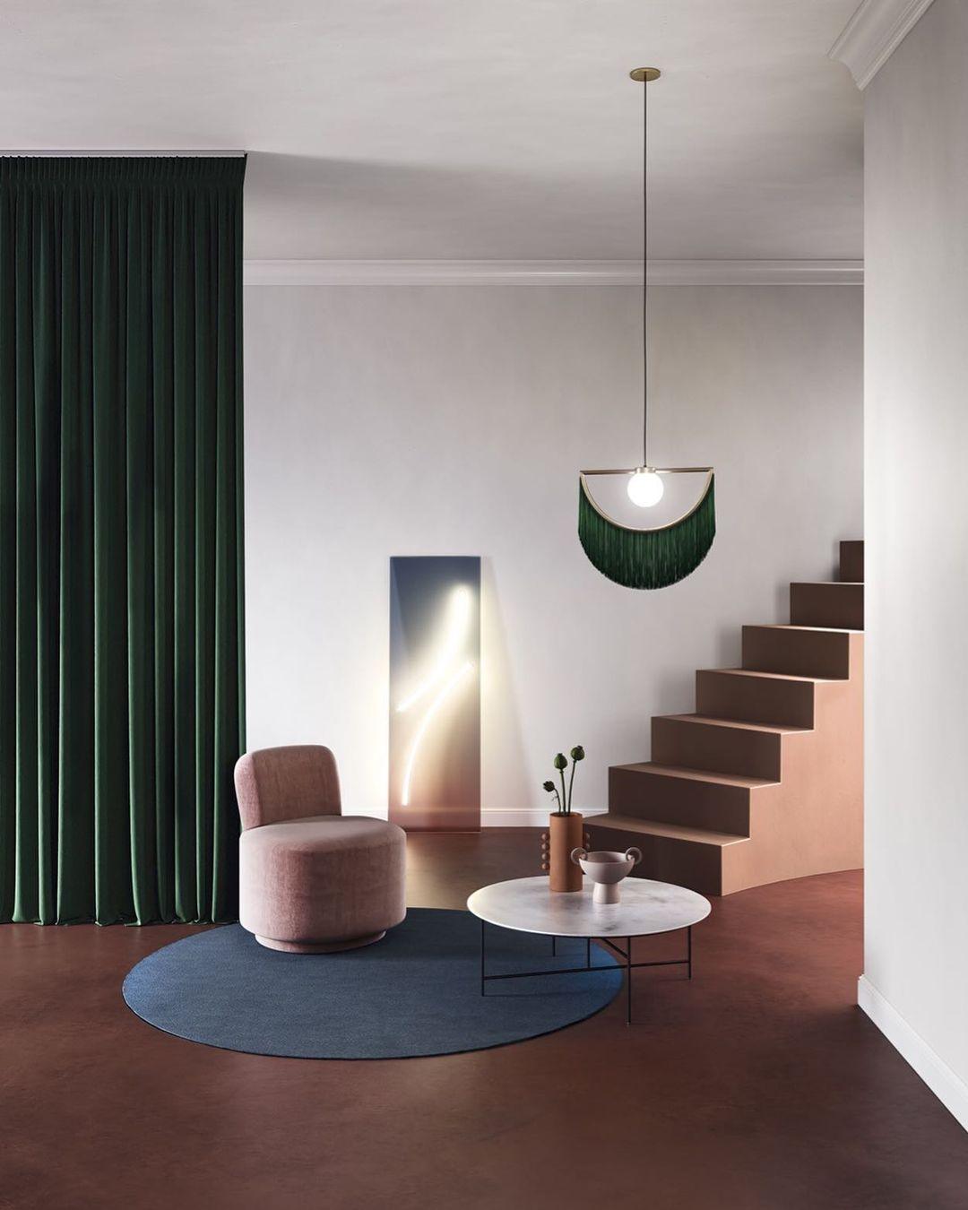Sirove hanglamp met stoffen franjes bol retro bohemian