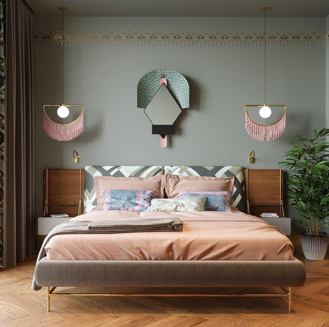 Sirove hanglamp met stoffen franjes bol retro bohemian