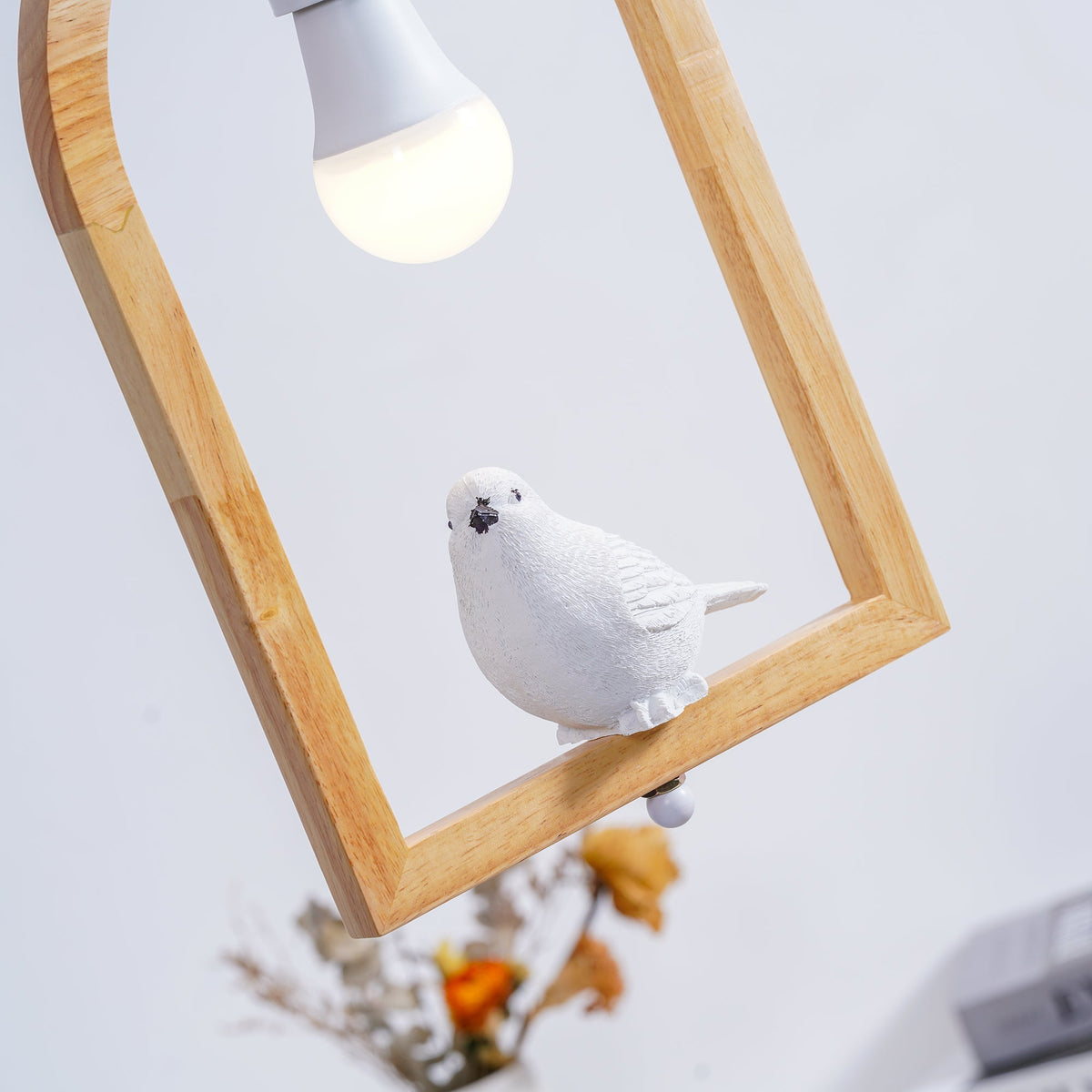 Ceda hanglamp van eiken hout en hars