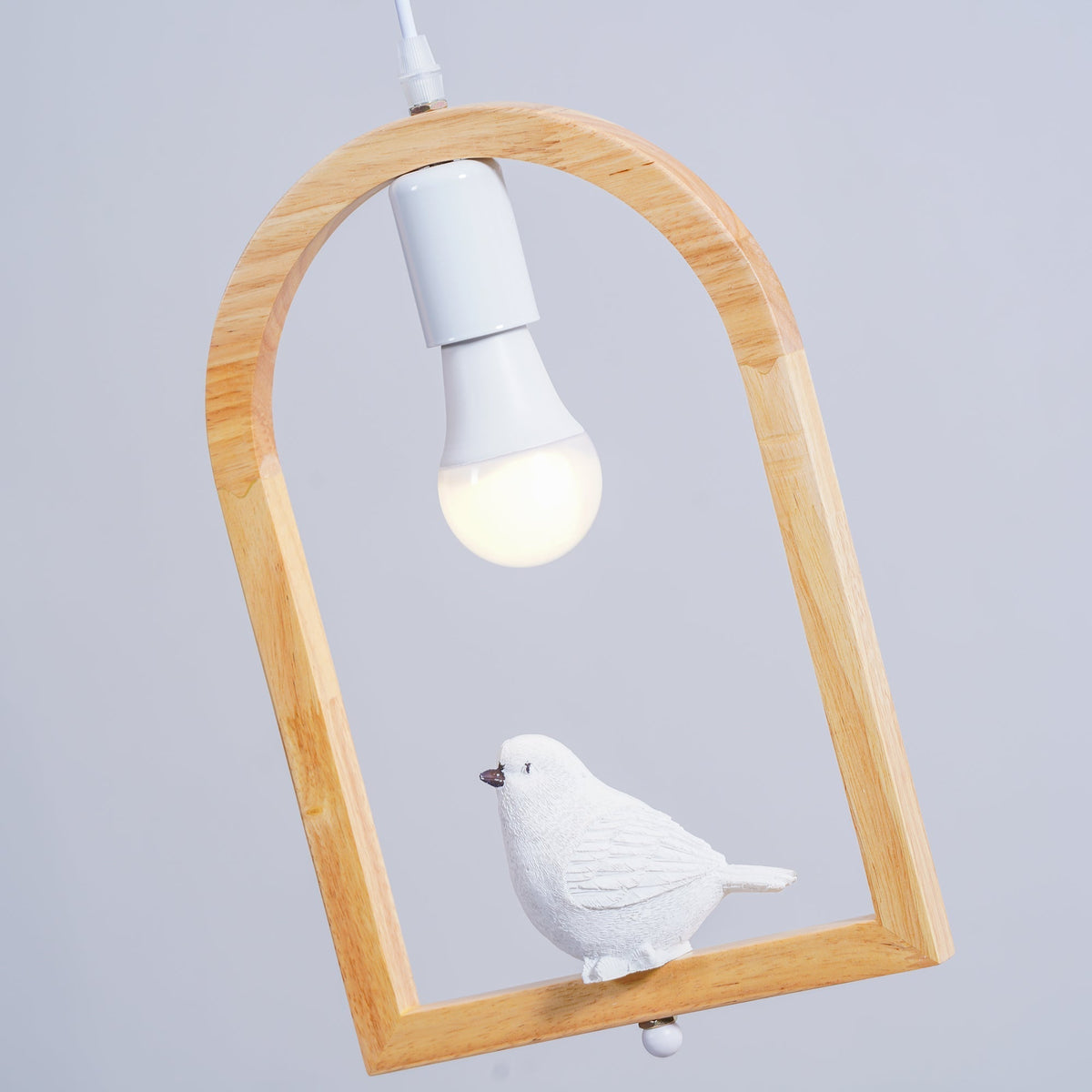 Ceda hanglamp van eiken hout en hars