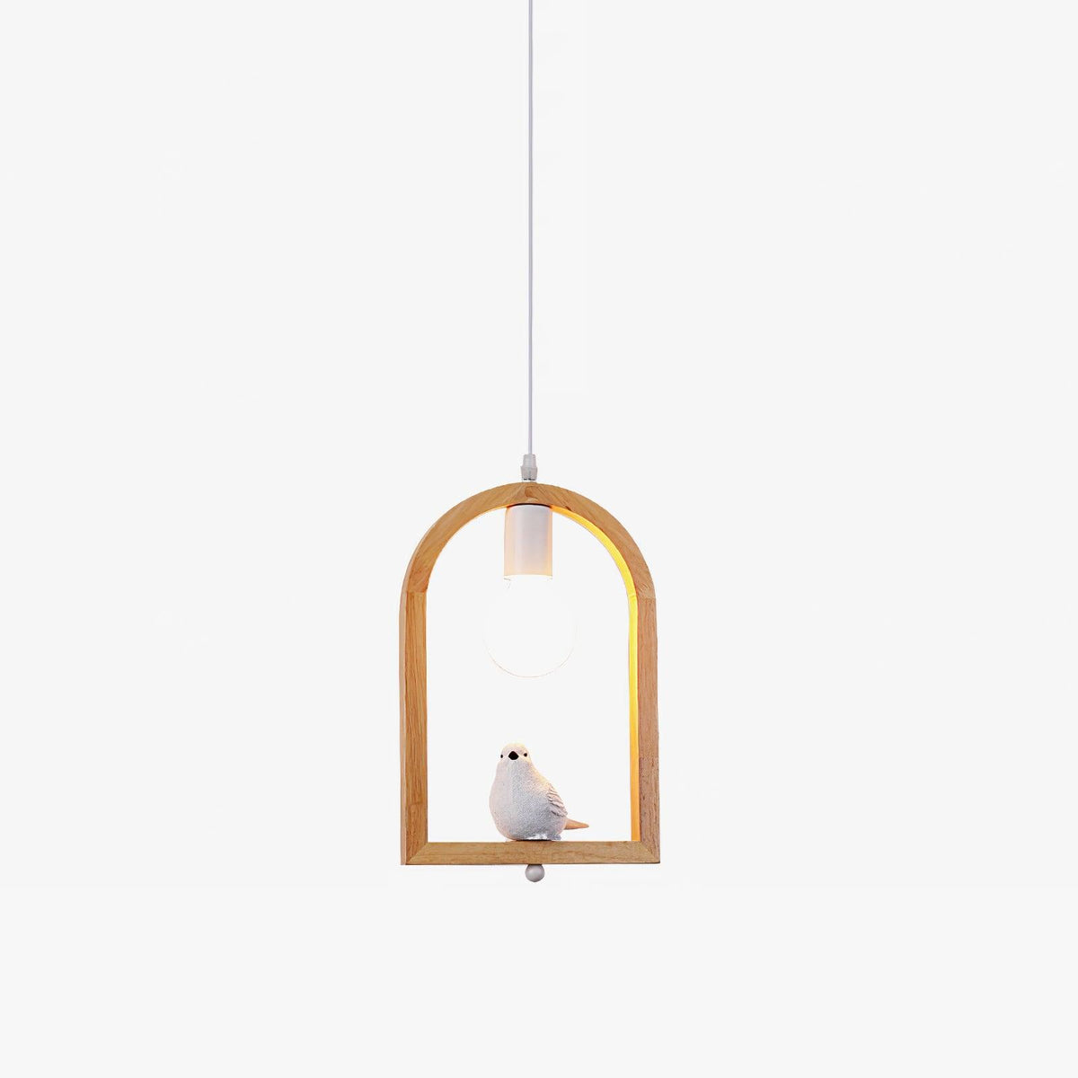 Ceda hanglamp van eiken hout en hars