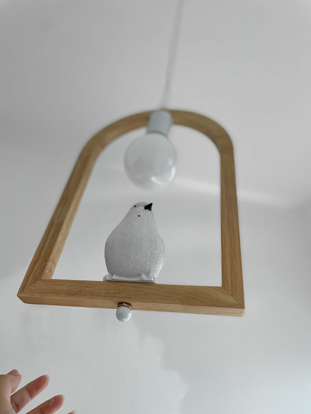 Ceda hanglamp van eiken hout en hars